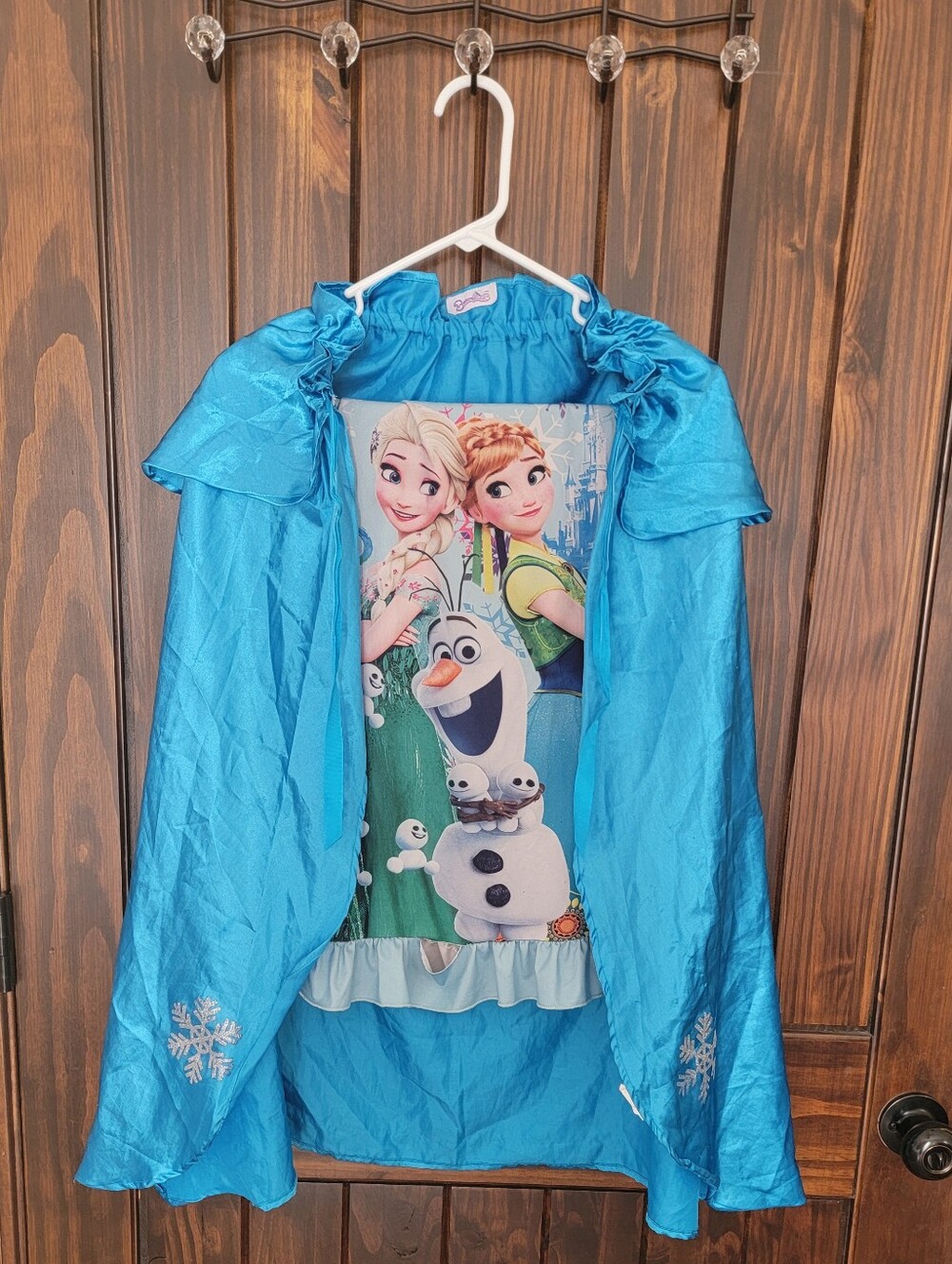 Disney Frozen II Girls Blue Cape with Sleep Dress